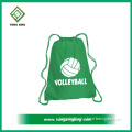 Promotional Nylon Volleyball Drawstring Backpack
